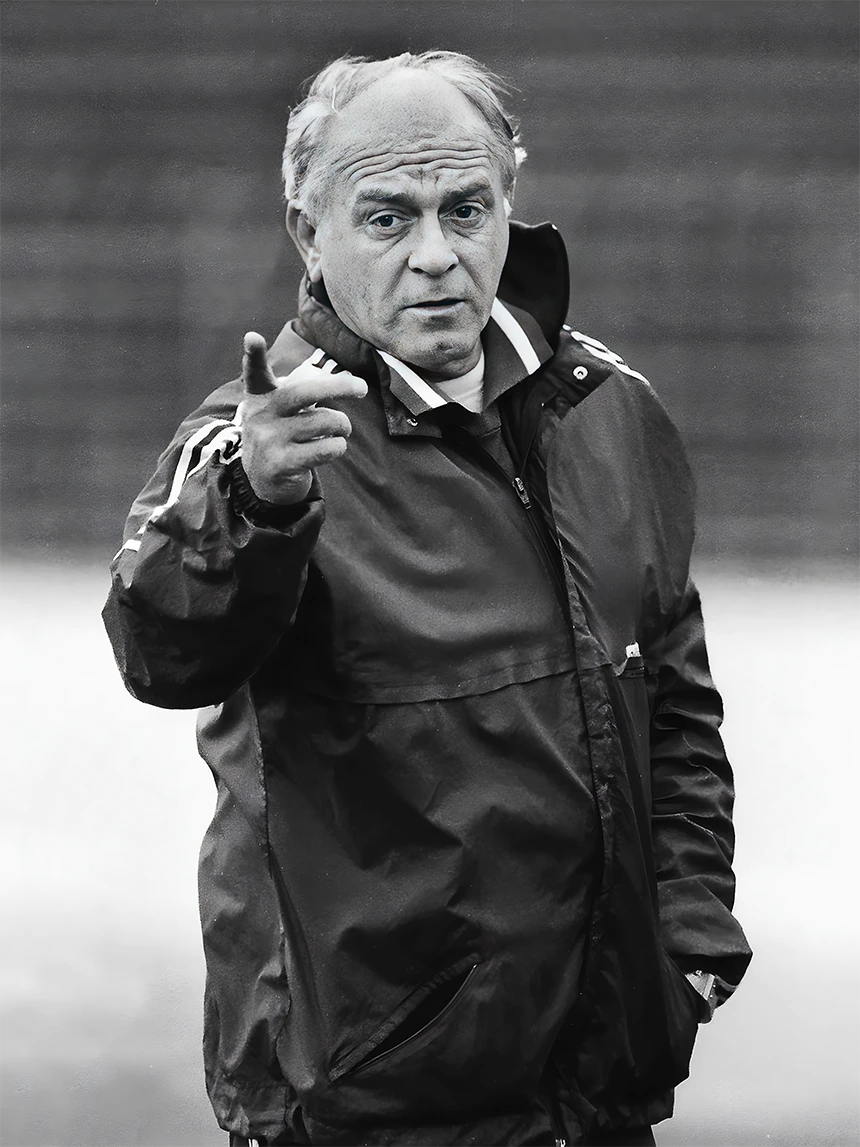 Di Stéfano como entrenador del Real Madrid