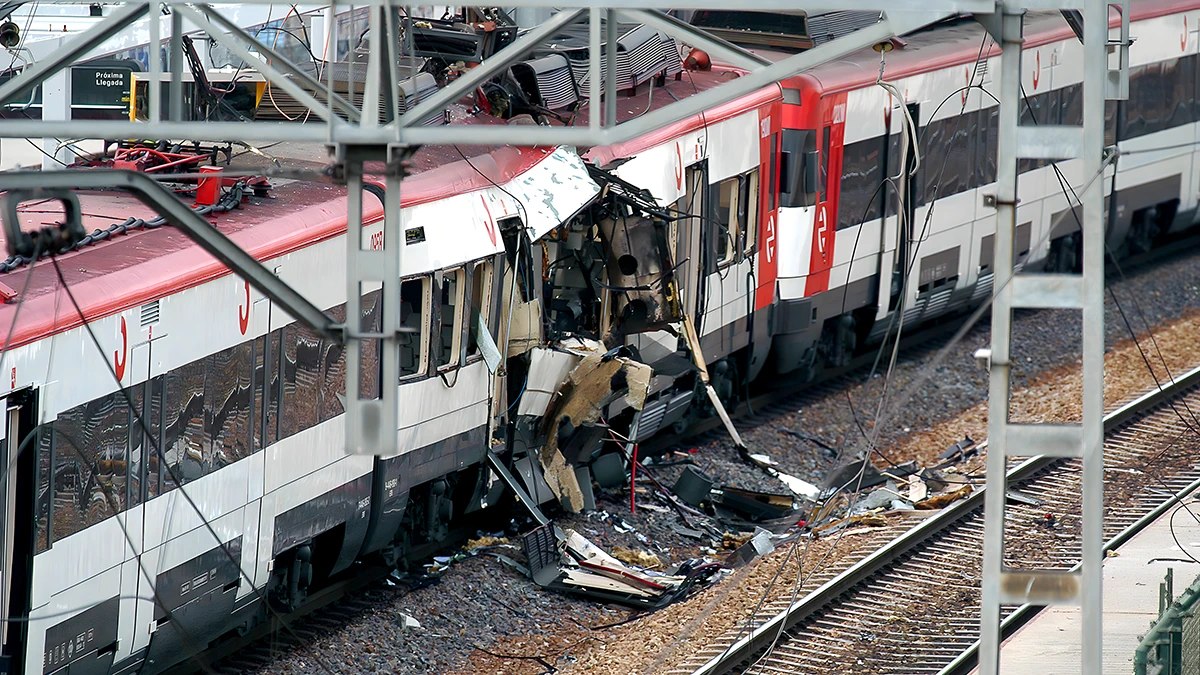 Explosión en la estación de Santa Eugenia