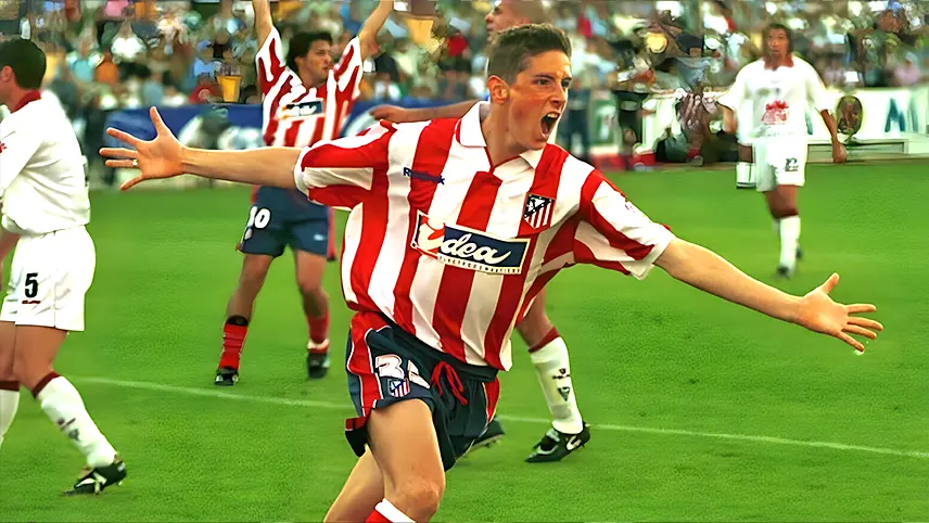 Fernando Torres marca su primer gol con el Atlético de Madrid