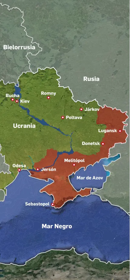 11-09-2022: Una gran contraofensiva ucraniana logra expulsar a las tropas rusas de la región de Járkov.