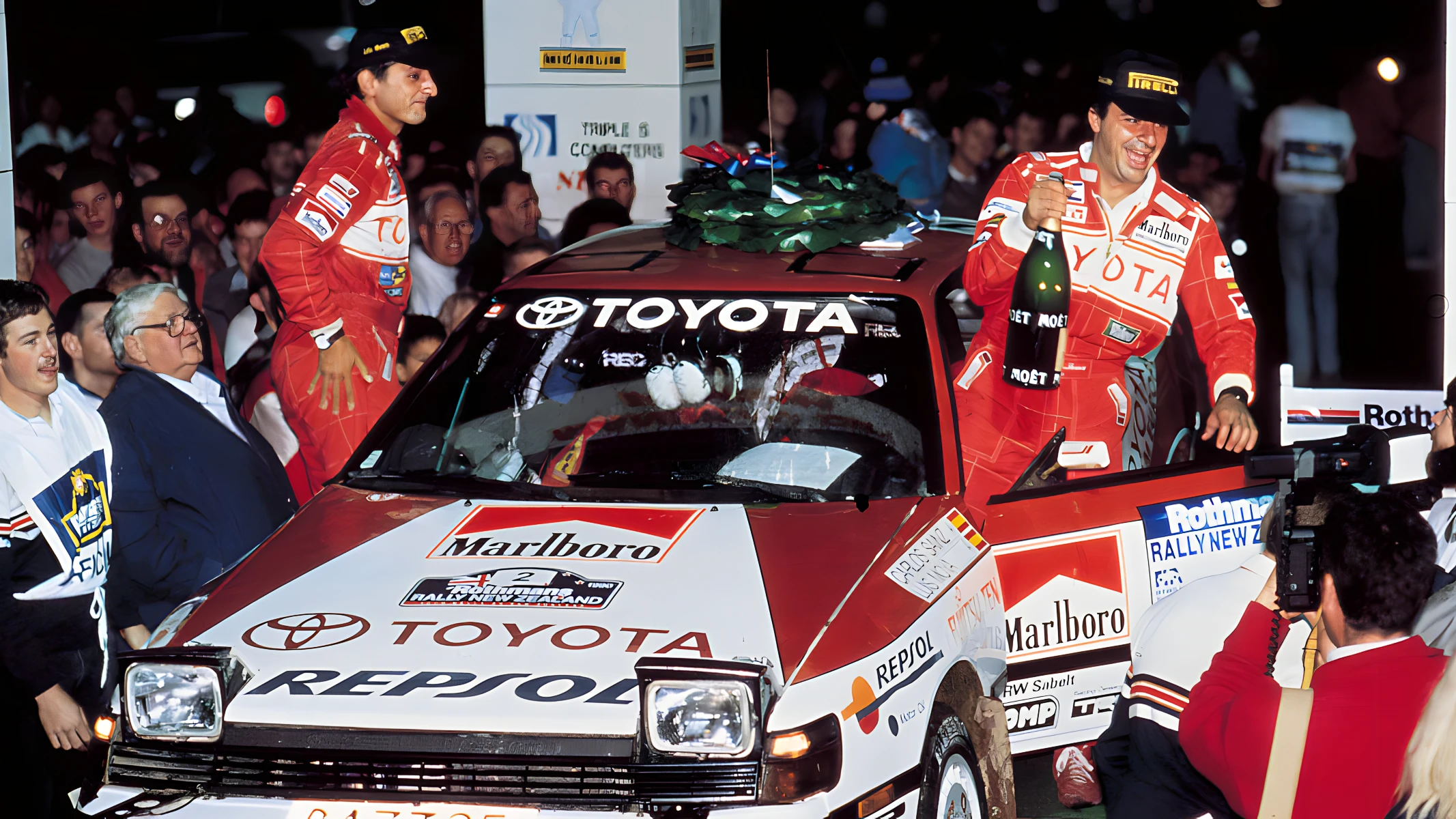 Carlos Sainz gana el Mundial de Rallies de 1990