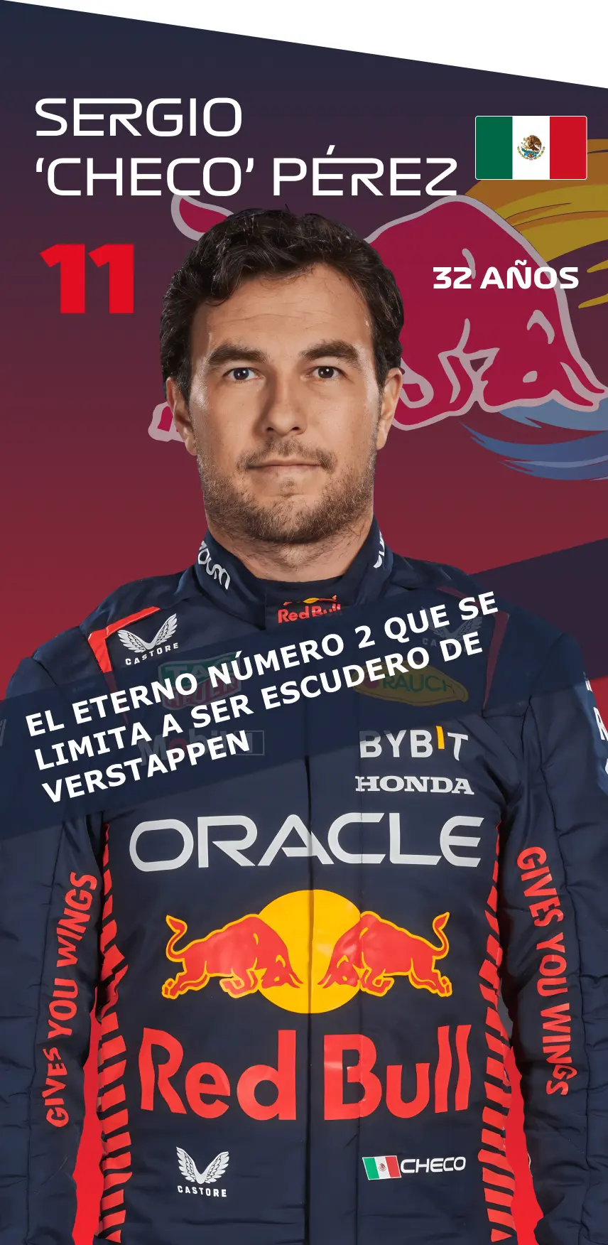 ‘Checo’ Pérez: El eterno número 2 que se limita a ser escudero de Verstappen