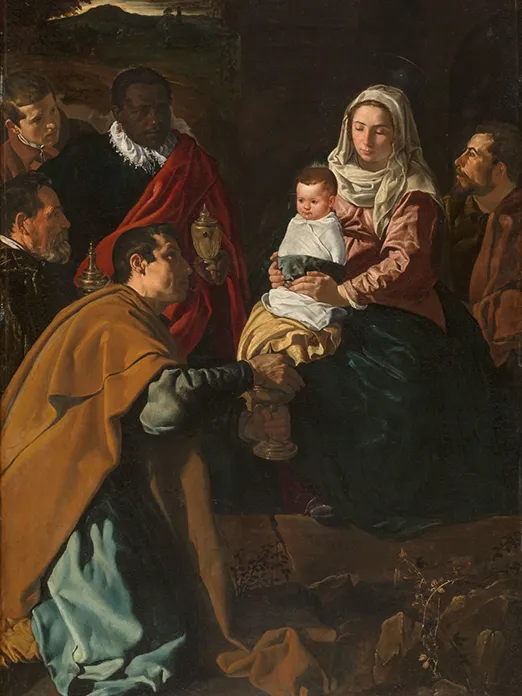 Adoración de los Reyes Magos, de Velázquez