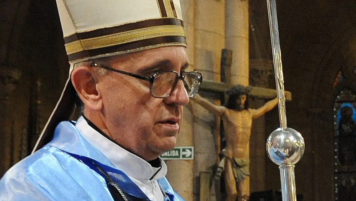 El entonces cardenal Jorge Mario Bergoglio en 2008