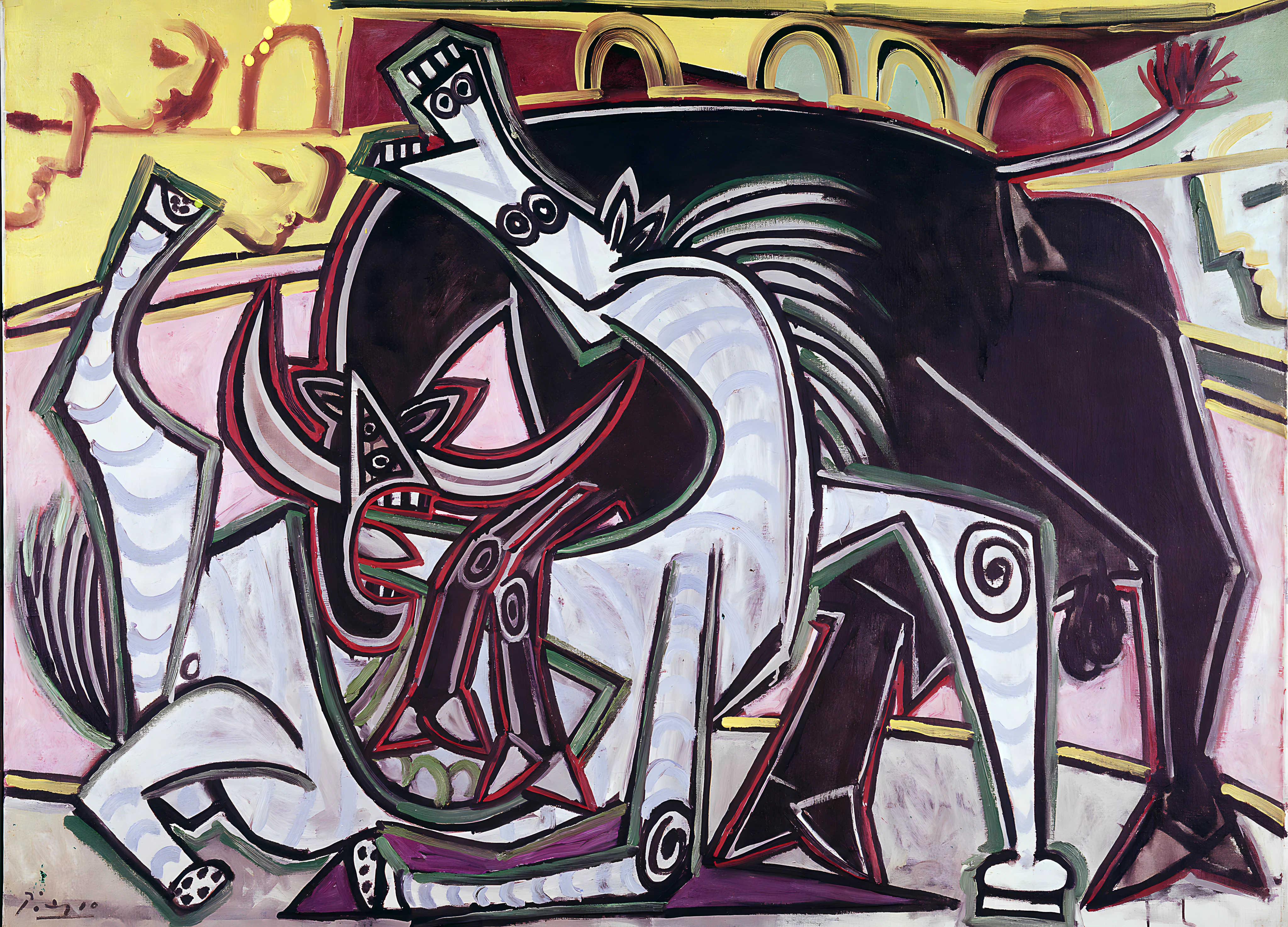 Corrida te toros de Pablo Picasso (1934)