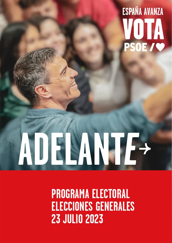 Programa electoral de PSOE para las elecciones Generales del 23J