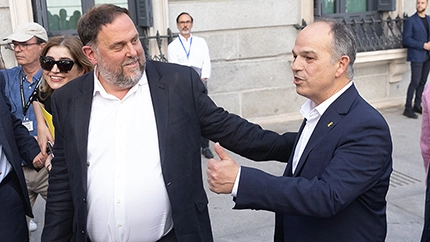 Oriol Junqueras y Jordi Turull