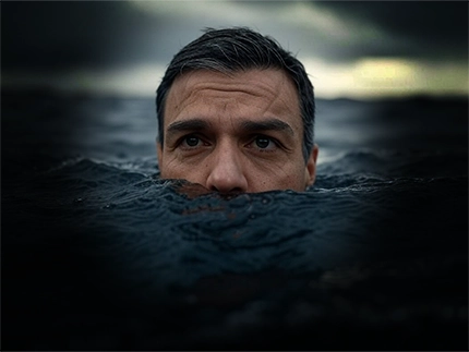 Pedro Sánchez termina el año 2024 con el agua al cuello