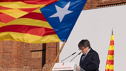 Carles Puigdemont en Barcelona